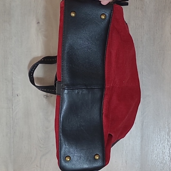 LouLou de la Falaise large red courderoy purse. Pristine like new condition. - Picture 5 of 10